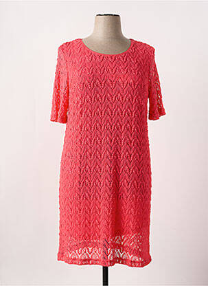 Robe mi-longue manches courtes manches courtes rouge BETTY BARCLAY femme
