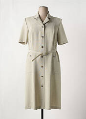 Robe mi-longue beige GEVANA pour femme seconde vue