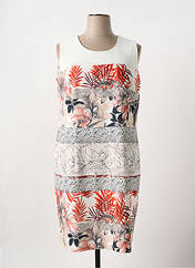 Robe mi-longue blanc CHRISTINE LAURE pour femme seconde vue