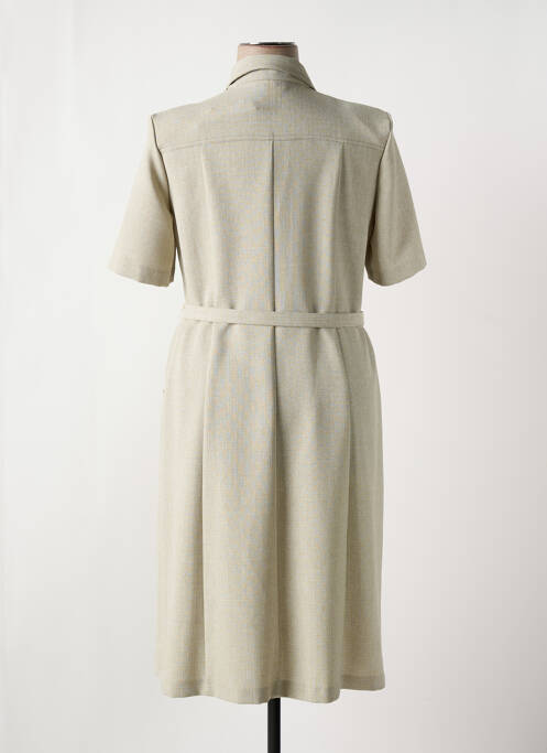 Robe mi-longue beige GEVANA pour femme