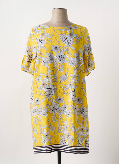 Robe mi-longue jaune ROBE LEGERE BY VERA MONT pour femme