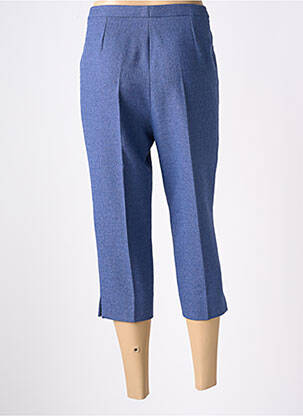 Pantacourt coupe droite taille normale bleu PIER BÉ femme