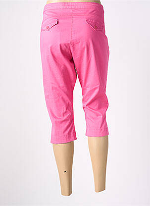 Pantacourt tissage popeline taille normale rose THALASSA femme