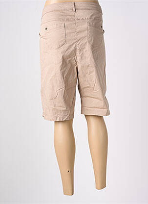 Bermuda tissage popeline beige AGATHE & LOUISE femme