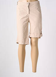 Bermuda tissage popeline taille normale beige SAINT JAMES femme