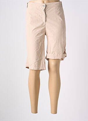 Bermuda tissage popeline taille normale beige SAINT JAMES femme