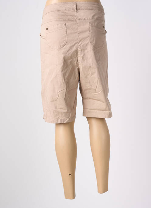 Bermuda tissage popeline beige AGATHE & LOUISE femme