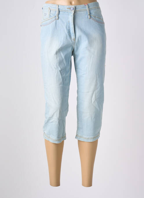 Pantacourt bleu JOCAVI pour femme