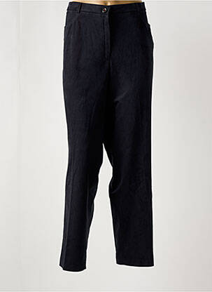 Pantalon droit stretch taille normale noir CHRISTINE LAURE femme