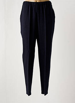 Pantalon droit taille élastique taille normale noir GEVANA femme