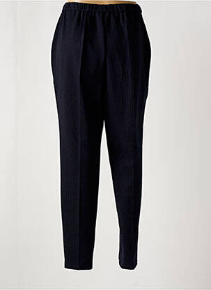 Pantalon droit taille élastique taille normale noir GEVANA femme