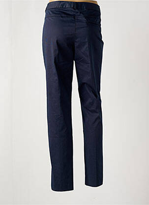 Pantalon slim tissage popeline taille normale bleu JOCAVI femme