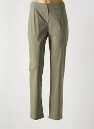 Pantalon slim taille élastique taille normale vert ANNA MONTANA femme