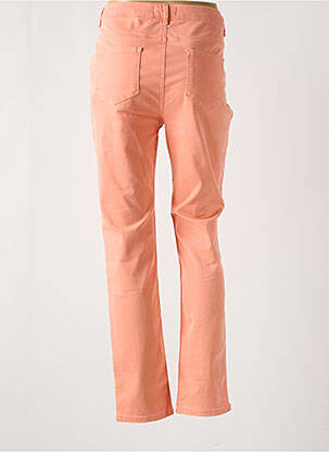 Jeans coupe slim poches taille haute orange CONCEPT K femme