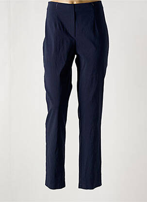 Pantalon slim taille basse taille basse bleu ANNA MONTANA femme