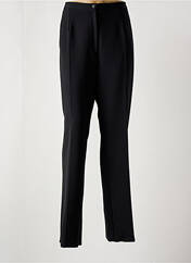 Pantalon droit noir GEVANA pour femme seconde vue