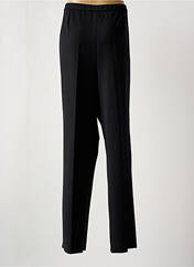 Pantalon droit noir GEVANA pour femme seconde vue