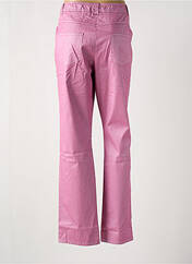 Pantalon droit rose PAUSE CAFE pour femme seconde vue