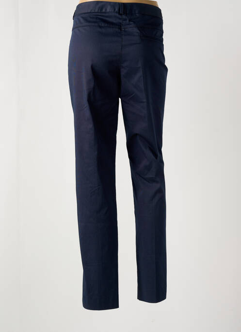 Pantalon slim tissage popeline taille normale bleu JOCAVI femme