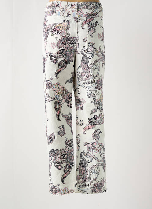 Jeans coupe droite beige CONCEPT K pour femme