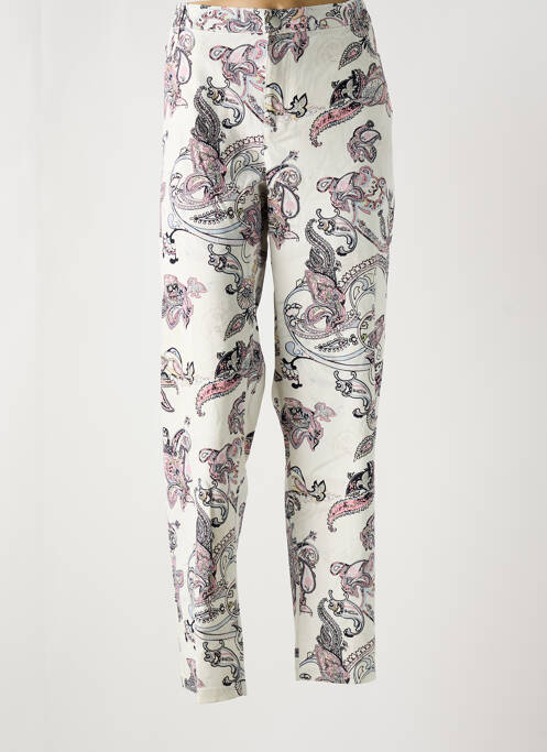 Jeans coupe droite blanc CONCEPT K pour femme
