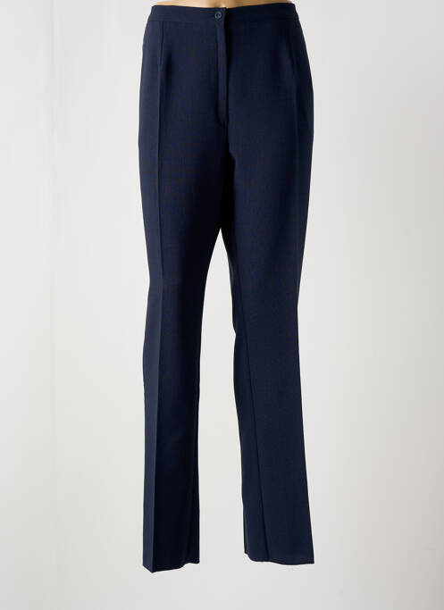 Pantalon droit bleu GEVANA pour femme