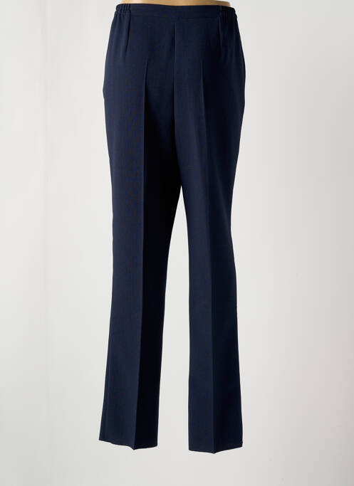 Pantalon droit bleu GEVANA pour femme