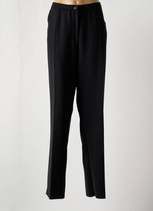Pantalon droit noir GEVANA pour femme