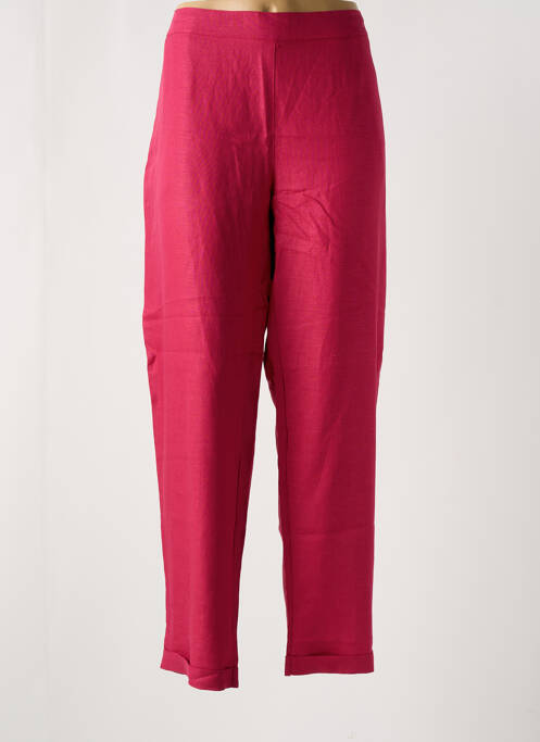 Pantalon droit rouge MALOKA pour femme