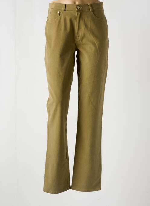 Pantalon droit vert ROSA ROSAM pour femme
