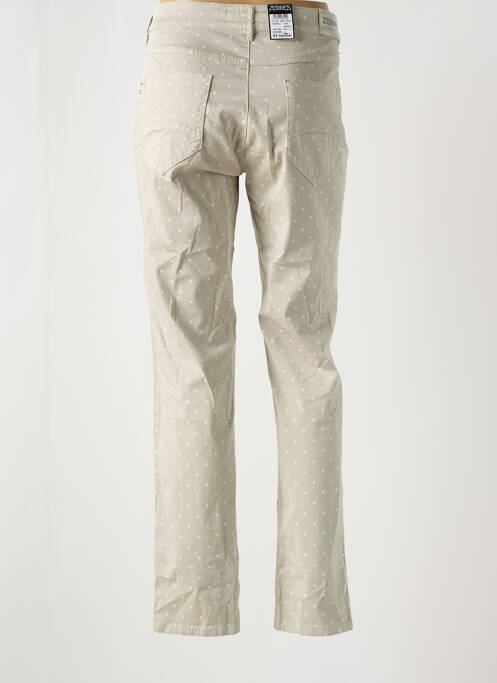 Pantalon slim gris ZERRES pour femme