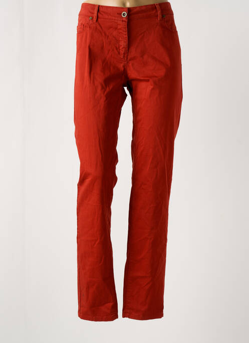 Pantalon slim orange LA FEE MARABOUTEE pour femme