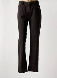 Jeans coupe slim stretch taille normale noir ANNA MONTANA femme