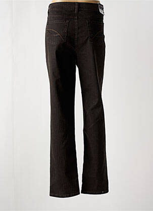 Jeans coupe slim stretch taille normale noir ANNA MONTANA femme
