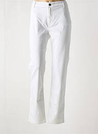 Jeans coupe slim stretch taille normale blanc CONCEPT K femme
