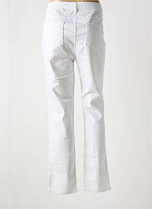 Jeans coupe slim stretch taille normale blanc CONCEPT K femme
