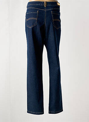 Jeans coupe slim tissage brut taille normale bleu JOCAVI femme
