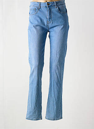 Jeans coupe slim stretch taille normale bleu VOGGO femme
