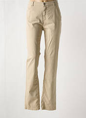 Jeans coupe slim beige BRUNO SAINT HILAIRE pour femme seconde vue