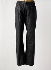 Pantalon droit noir AVENTURES DES TOILES pour femme seconde vue