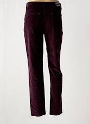 Pantalon droit violet ANNA MONTANA pour femme seconde vue