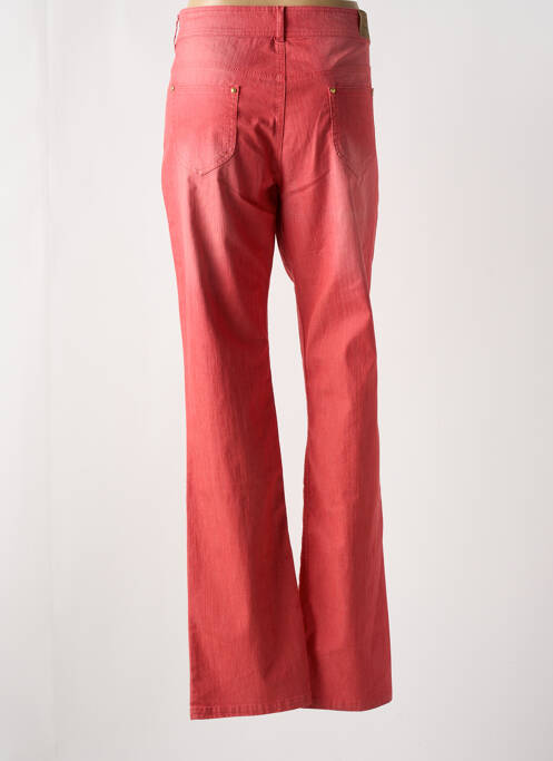 Jeans coupe slim stretch taille haute rouge PAUL BRIAL femme