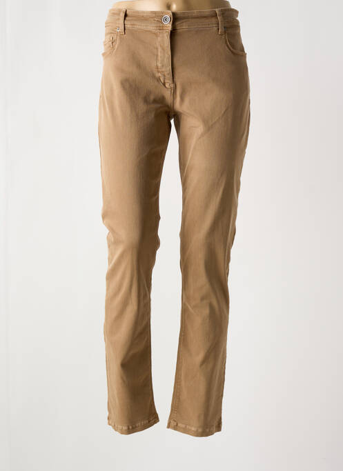 Jeans coupe slim stretch taille normale marron BETTY BARCLAY femme