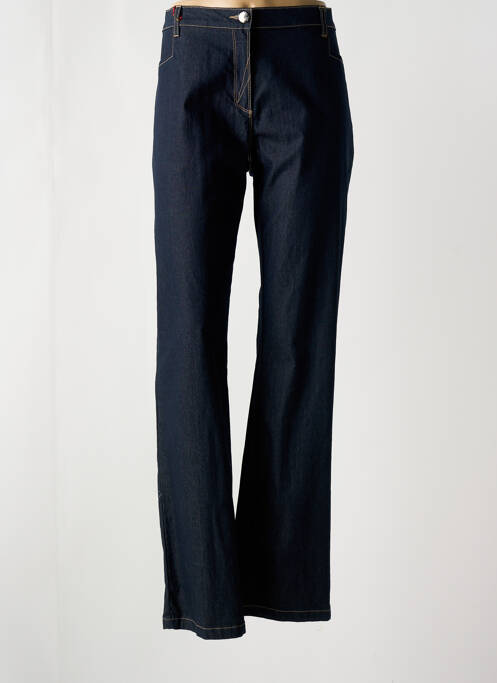 Jeans coupe droite bleu AVENTURES DES TOILES pour femme