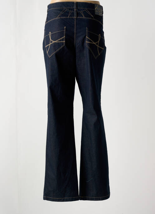 Jeans coupe droite bleu AVENTURES DES TOILES femme