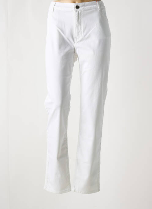 Jeans coupe slim blanc CONCEPT K pour femme