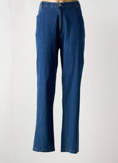 Jeans coupe slim bleu CHRISTINE LAURE pour femme