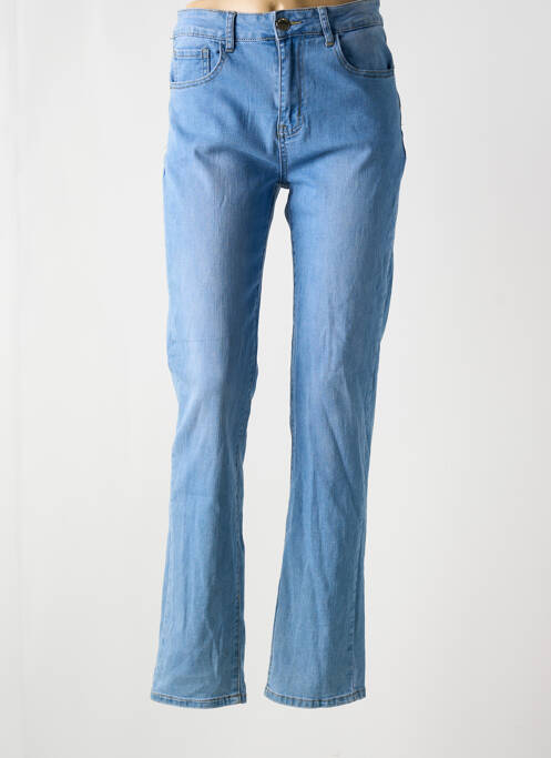 Jeans coupe slim bleu VOGGO pour femme