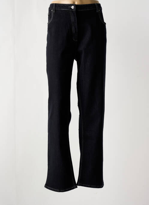 Jeans coupe slim noir CHRISTINE LAURE pour femme