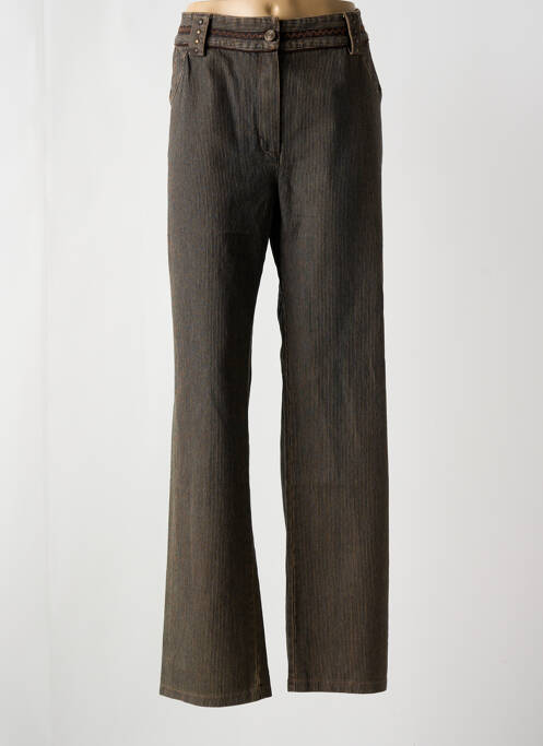 Pantalon droit bleu JAC JAC pour femme